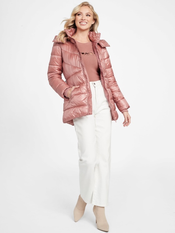 Guess Eco Silene Puffer яке Red Glen