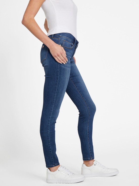 Guess Sienna Curvy тесни дънки със средна талия средно изпиране