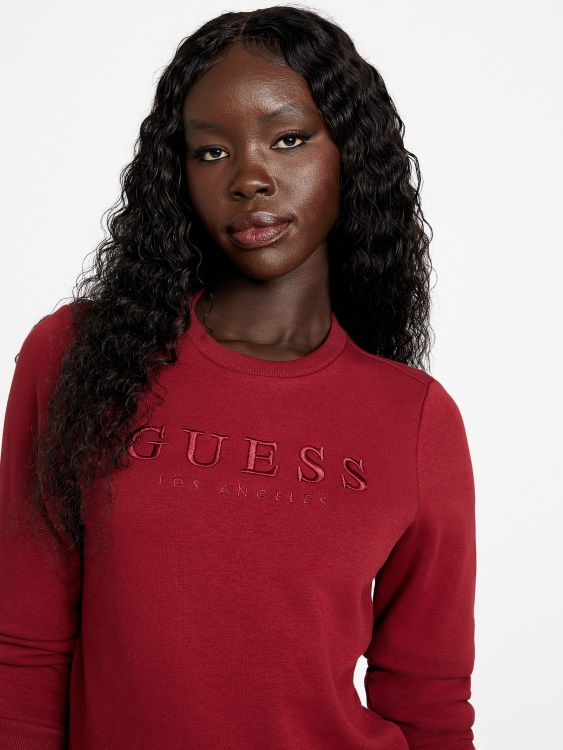 сок от цвекло червен Val пуловер с деколте Guess