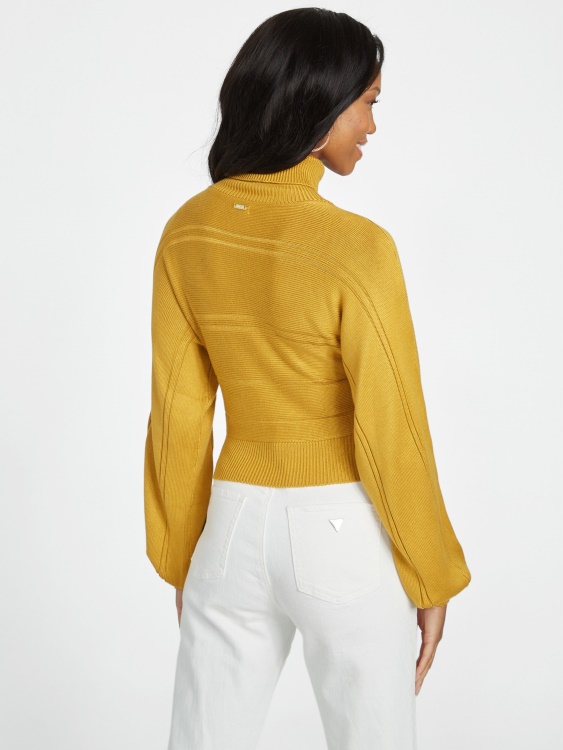 слънчева сянка Zayla плетена водолазка пуловер Guess