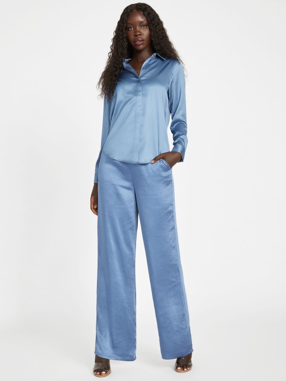 Rigel Blue Honor сатенена риза Guess