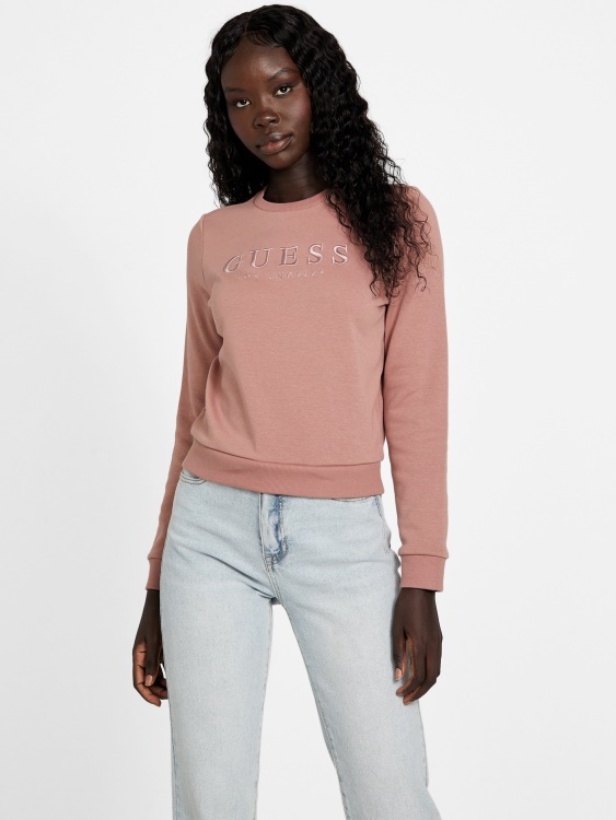 Val Crewneck пуловер печен кестен предположение
