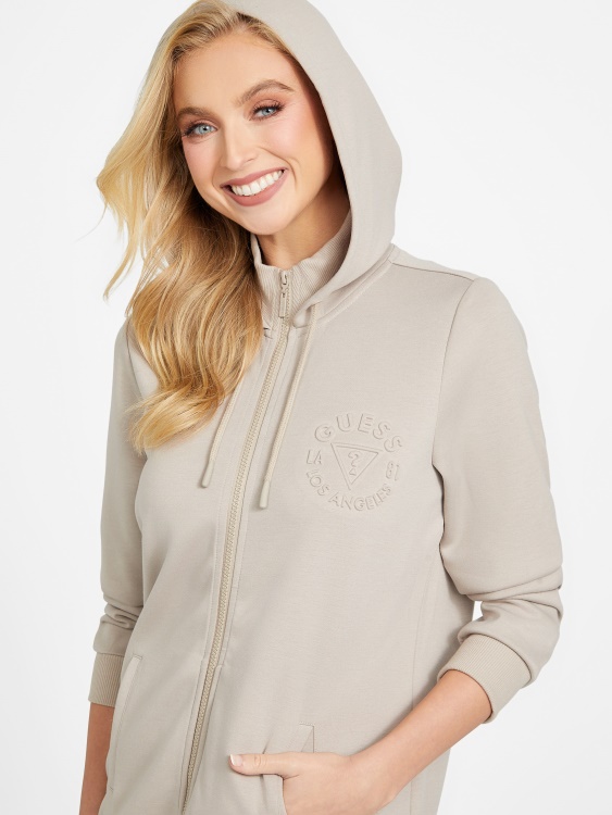 яке с парагади от кадифе таупе гага Guess