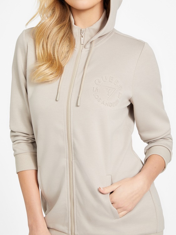 яке с парагади от кадифе таупе гага Guess