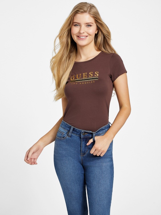 Guess Cup Of Joe Sterling тениска с пайети