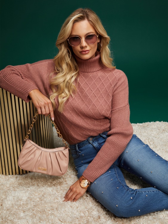 Dally Diamond пуловер Guess печен кестен