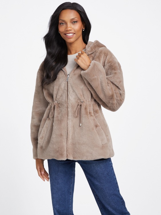 двустранно яке Guess Fomy Taupe Fatima