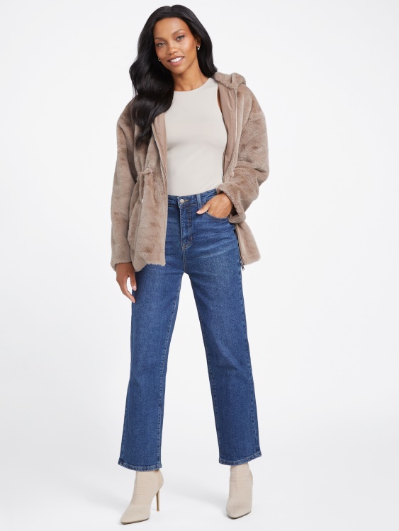 двустранно яке Guess Fomy Taupe Fatima