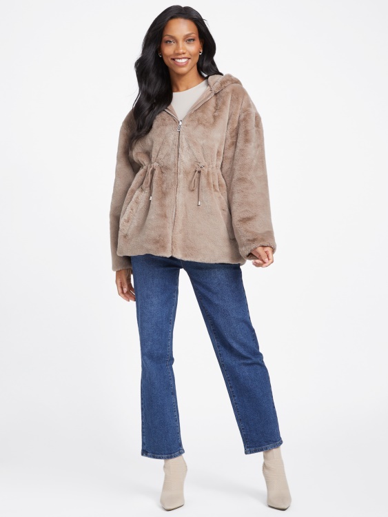 двустранно яке Guess Fomy Taupe Fatima