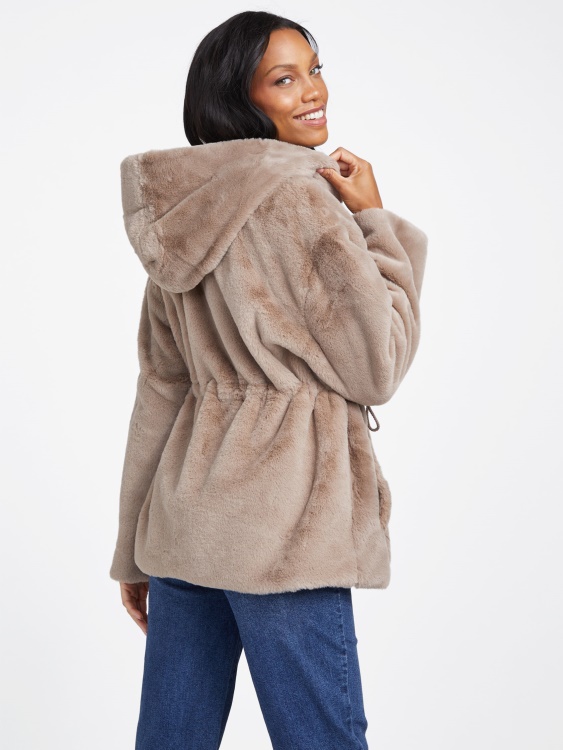двустранно яке Guess Fomy Taupe Fatima