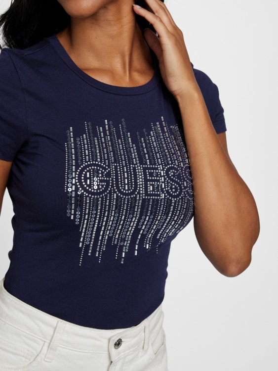 Guess нощна тениска Navy Frances