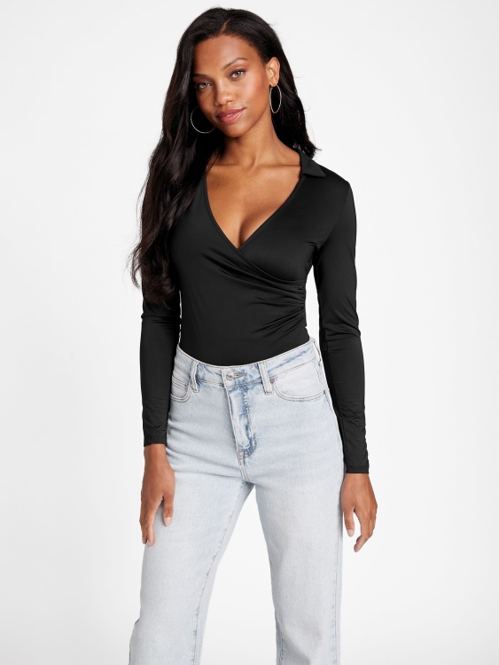 Guess Eco Fannah боди джет черно