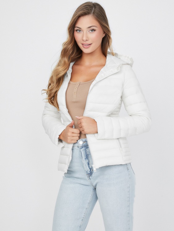 Rachelle подплатено яке Blanc/scuffy Guess