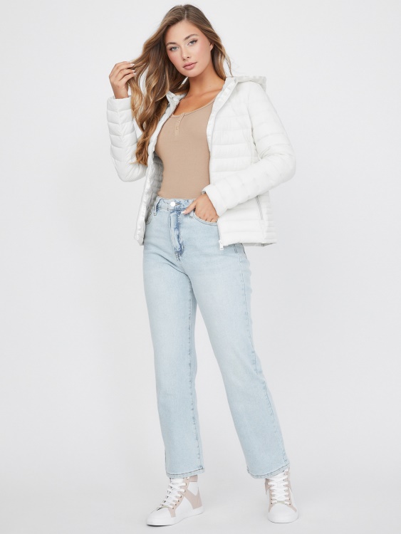 Rachelle подплатено яке Blanc/scuffy Guess
