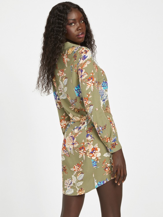 Guess рокля с луксозен принт на Abelina Challis