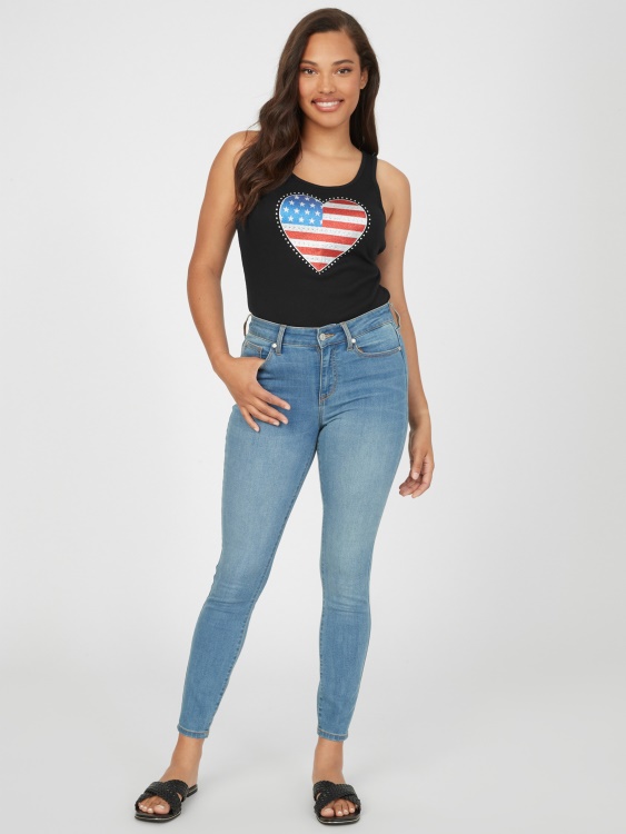Guess Jet Black Eco July Tank