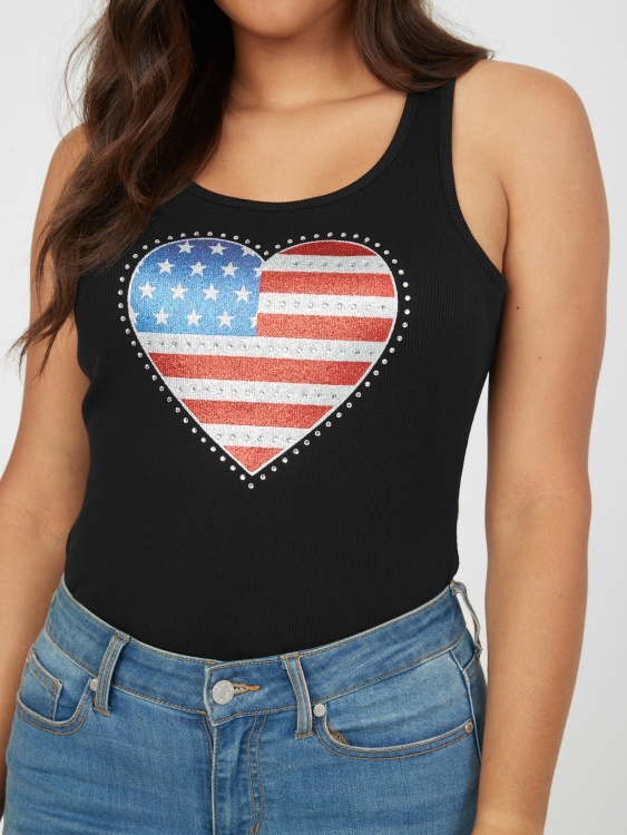 Guess Jet Black Eco July Tank