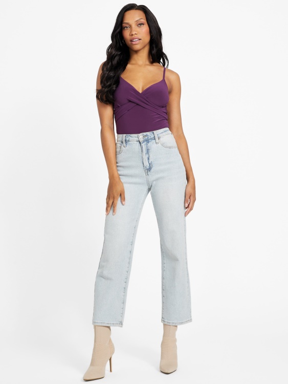 Guess Gil флорално боди вино от грозде