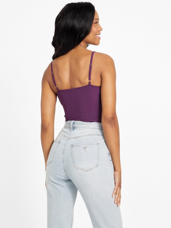 Guess Gil флорално боди вино от грозде