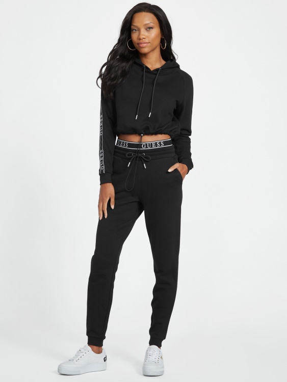 лента с лого Blanche с поддръжка Guess джет черно