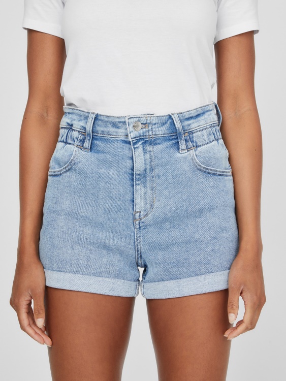 Blair еластични къси панталони светло пране Guess