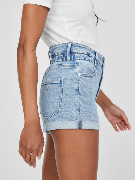 Blair еластични къси панталони светло пране Guess