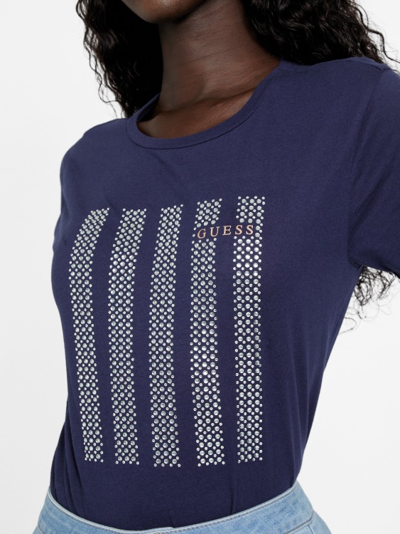 Eco Felix Bling Tee Nocturnal Navy Guess