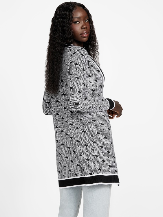 жилетка Guess Jet Black Multi Eco Cachet Logo