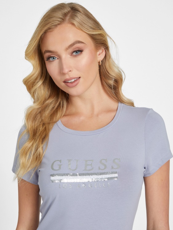Provence Essence стерлинги тениска с пайети Guess