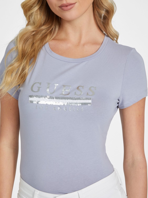 Provence Essence стерлинги тениска с пайети Guess