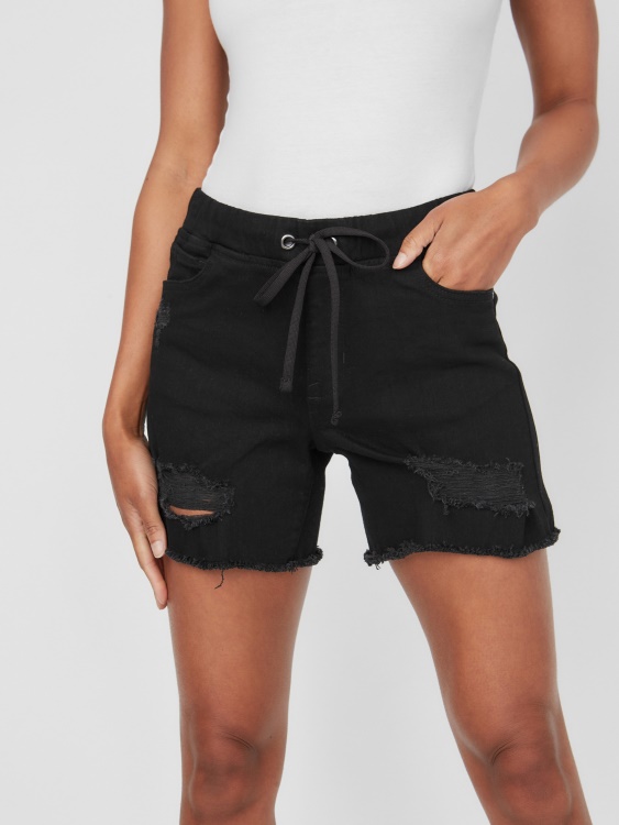 Guess Black Destruction Eko Zendaya шорти