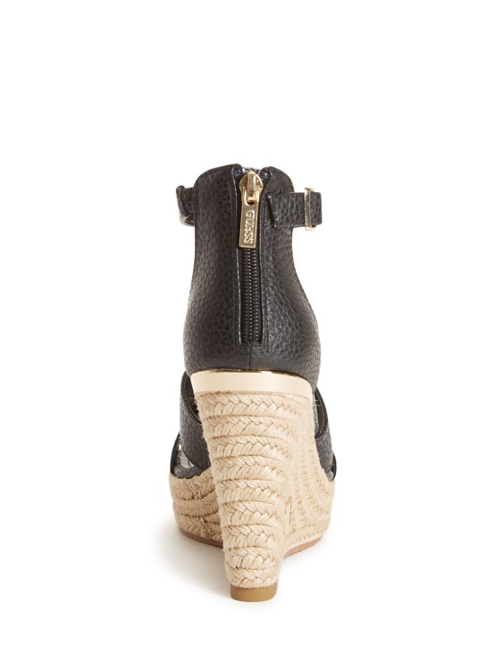 черни клинове Jessi Espadrille Guess