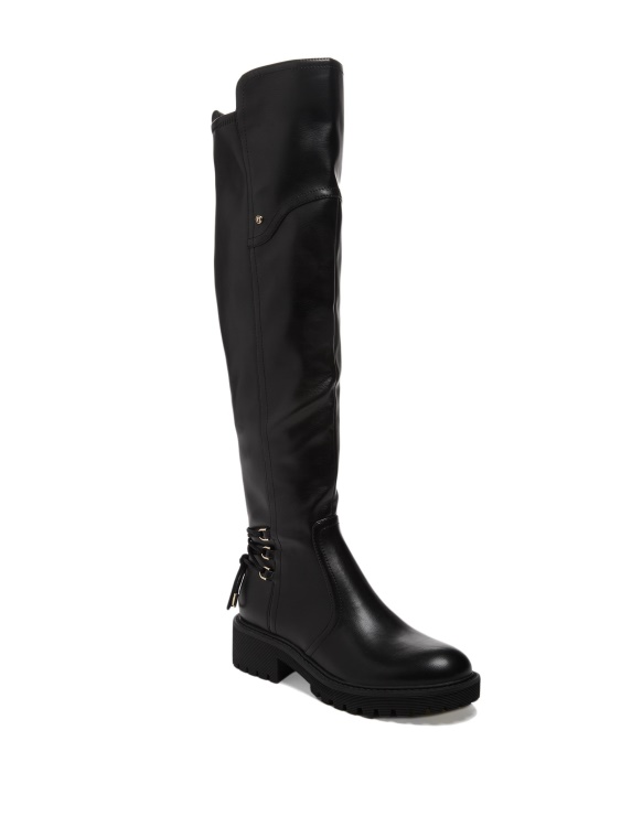 Guess Black1 високи ботуши с връзки