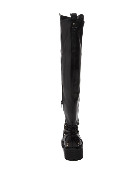 Guess Black1 високи ботуши с връзки