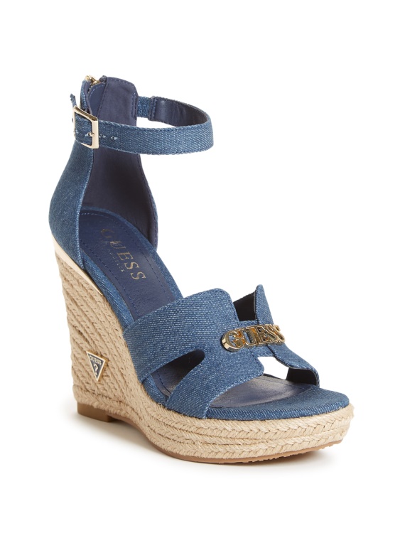дънкови клинове Guess Jessi Espadrille