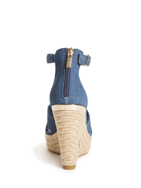 дънкови клинове Guess Jessi Espadrille