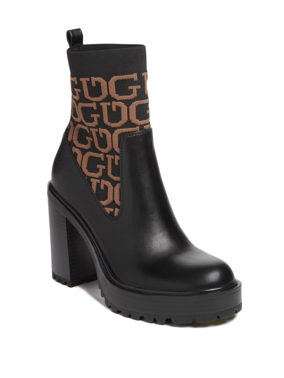 Black1 Guess ботуши с лого на ток