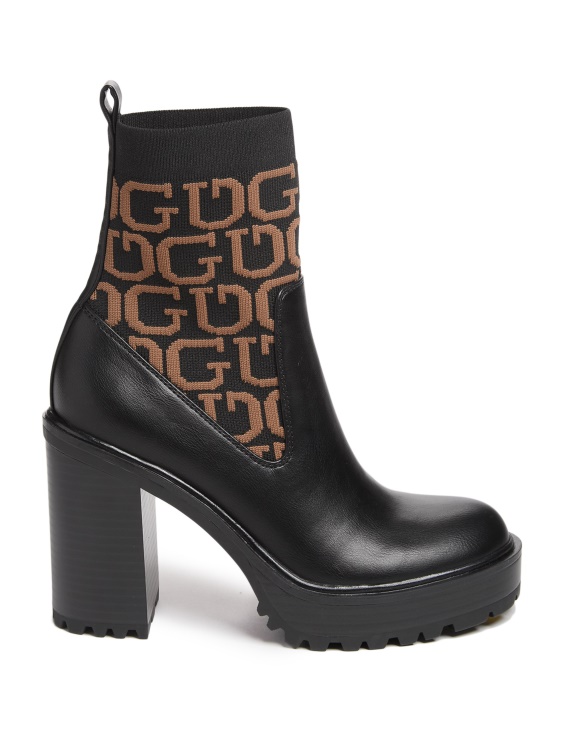 Black1 Guess ботуши с лого на ток