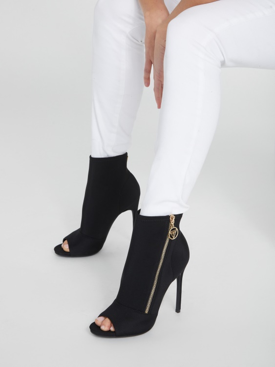 Guess ботуши Monika Stiletto черни