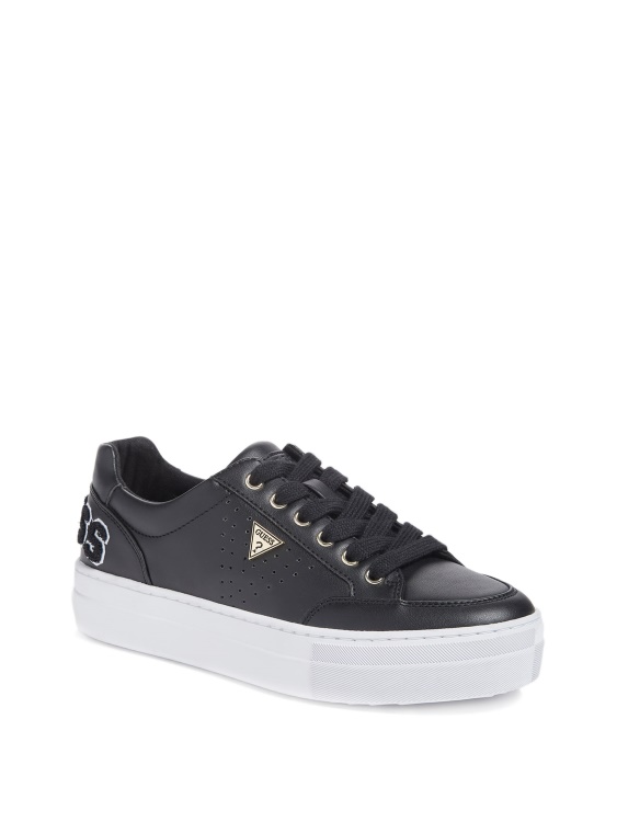 Guess Varsity ниско горно черно мулти