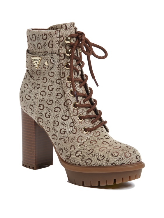 Бойни обувки с лого Guess Md Brn Bak Emmalee