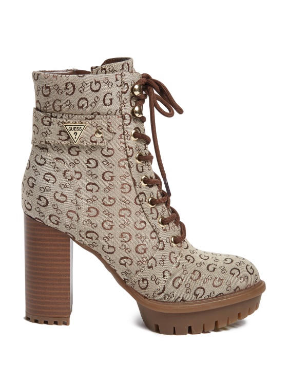 Бойни обувки с лого Guess Md Brn Bak Emmalee