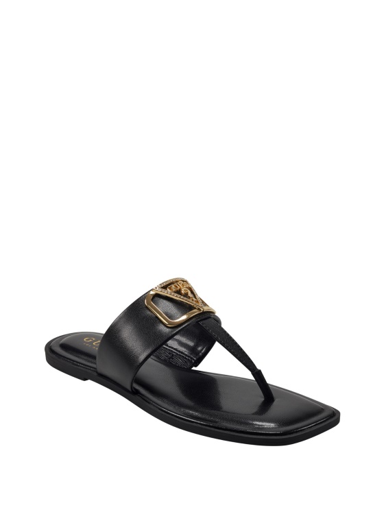 Guess Black1 Frosty Bling сандали с T-каишка