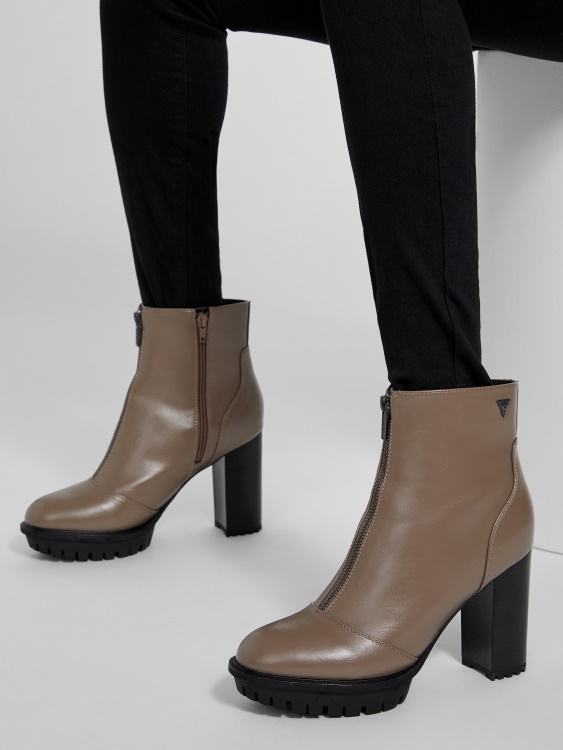 Emberly ботуши с цип Taupe Guess
