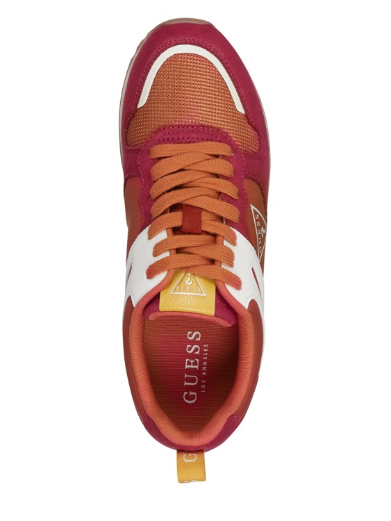 графити печат бели усилия ретро маратонки Guess