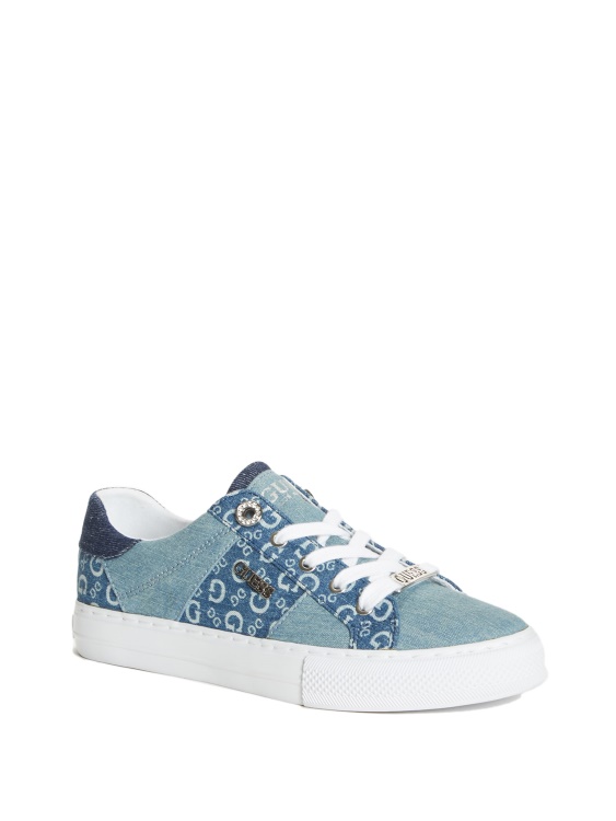 Guess светло сини ниски кецове Lookat