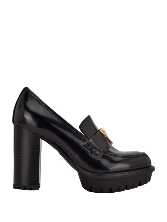 Embers Chunky Loafer Black1 Guess