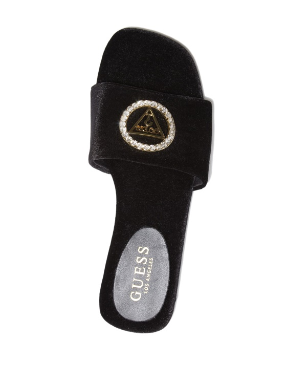 Juliet Cadife Slide Guess черно