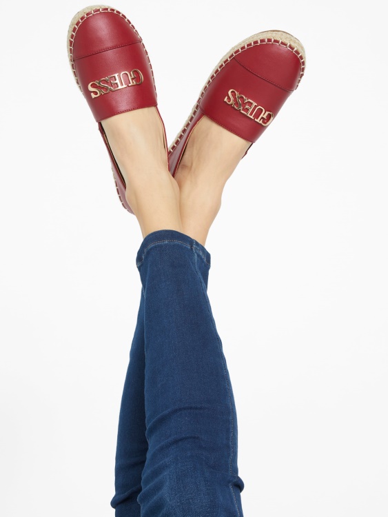 червени еспадрили с лого Laini Guess