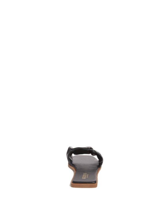 Karli Ruched Slides Guess Black